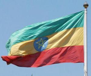 yapboz Etiyopya bayrağı